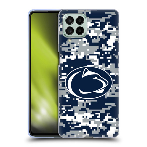Pennsylvania State University PSU The Pennsylvania State University Digital Camouflage Soft Gel Case for Samsung Galaxy M53 (2022)