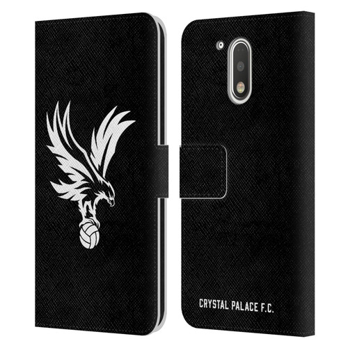 Crystal Palace FC Crest Eagle Grey Leather Book Wallet Case Cover For Motorola Moto G41