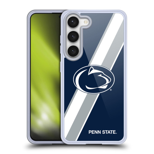 Pennsylvania State University PSU The Pennsylvania State University Stripes Soft Gel Case for Samsung Galaxy S23 5G