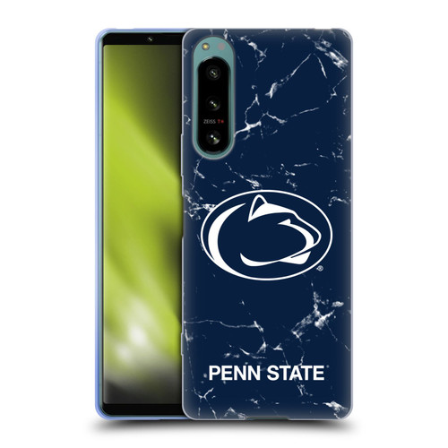 Pennsylvania State University PSU The Pennsylvania State University Marble Soft Gel Case for Sony Xperia 5 IV