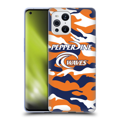 Pepperdine University Pepperdine University Art Camou Soft Gel Case for OPPO Find X3 / Pro