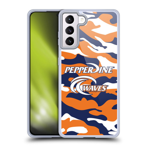 Pepperdine University Pepperdine University Art Camou Soft Gel Case for Samsung Galaxy S21+ 5G