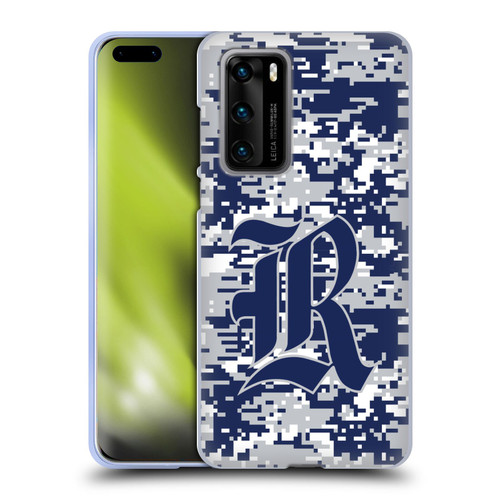 Rice University Rice University Digital Camouflage Soft Gel Case for Huawei P40 5G