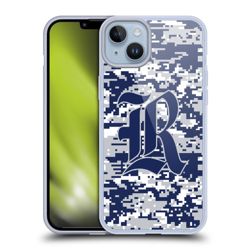 Rice University Rice University Digital Camouflage Soft Gel Case for Apple iPhone 14 Plus