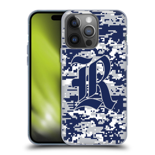 Rice University Rice University Digital Camouflage Soft Gel Case for Apple iPhone 14 Pro