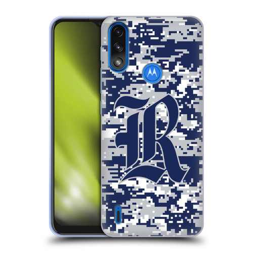 Rice University Rice University Digital Camouflage Soft Gel Case for Motorola Moto E7 Power / Moto E7i Power