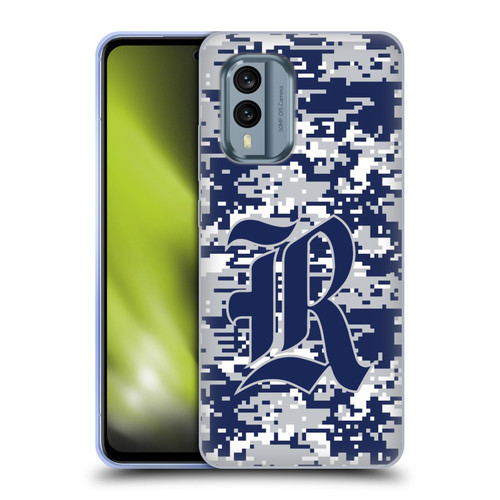 Rice University Rice University Digital Camouflage Soft Gel Case for Nokia X30