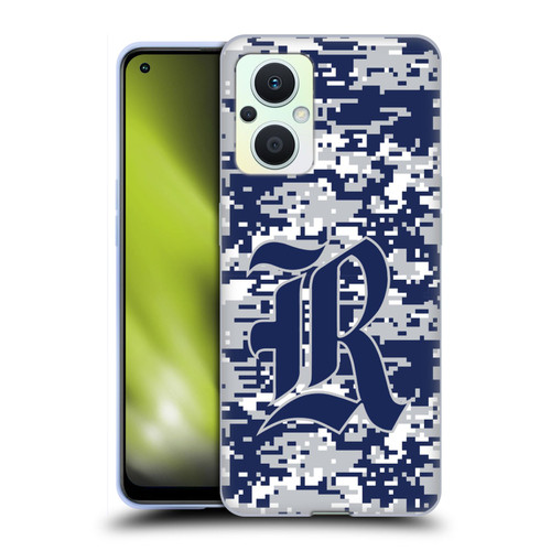 Rice University Rice University Digital Camouflage Soft Gel Case for OPPO Reno8 Lite