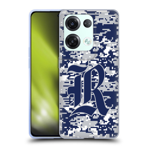Rice University Rice University Digital Camouflage Soft Gel Case for OPPO Reno8 Pro