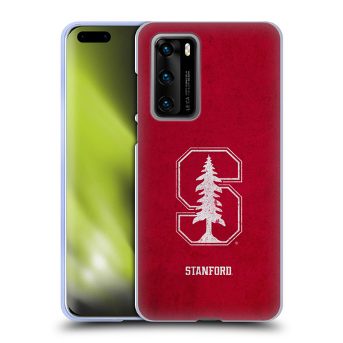 Stanford University The Farm Stanford University Distressed Look Soft Gel Case for Huawei P40 5G