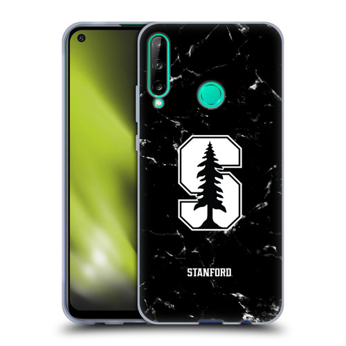 Stanford University The Farm Stanford University Black And White Marble Soft Gel Case for Huawei P40 lite E