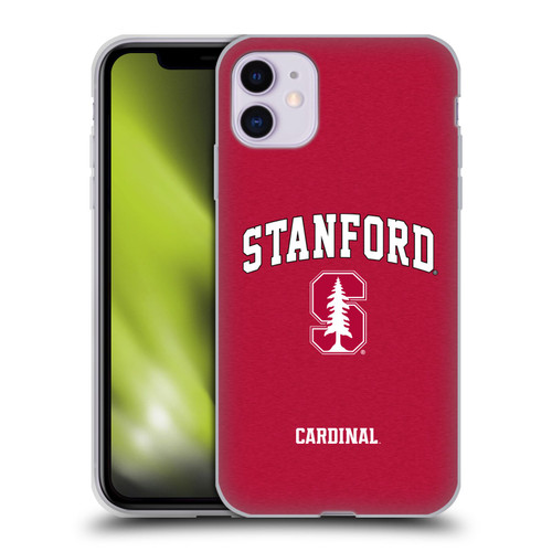 Stanford University The Farm Stanford University Campus Logotype Soft Gel Case for Apple iPhone 11