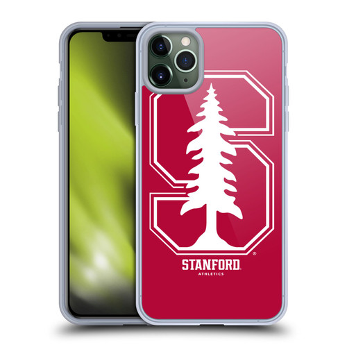 Stanford University The Farm Stanford University Oversized Icon Soft Gel Case for Apple iPhone 11 Pro Max