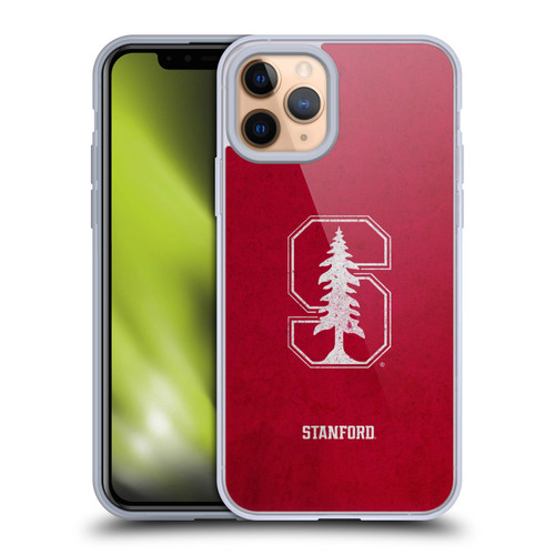 Stanford University The Farm Stanford University Distressed Look Soft Gel Case for Apple iPhone 11 Pro