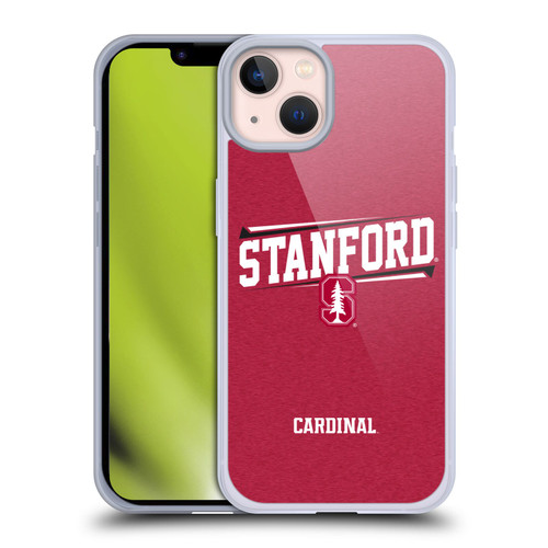 Stanford University The Farm Stanford University Double Bar Soft Gel Case for Apple iPhone 13