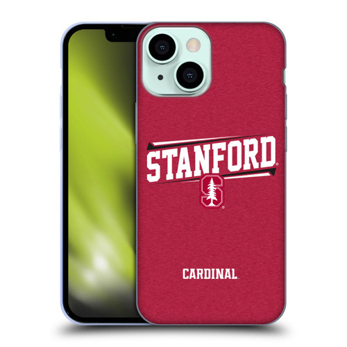 Stanford University The Farm Stanford University Double Bar Soft Gel Case for Apple iPhone 13 Mini