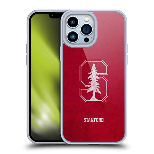 Stanford University The Farm Stanford University Distressed Look Soft Gel Case for Apple iPhone 13 Pro Max