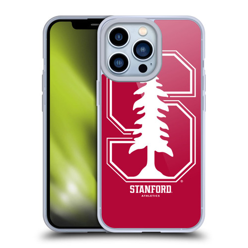 Stanford University The Farm Stanford University Oversized Icon Soft Gel Case for Apple iPhone 13 Pro