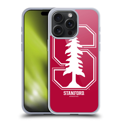 Stanford University The Farm Stanford University Oversized Icon Soft Gel Case for Apple iPhone 15 Pro Max