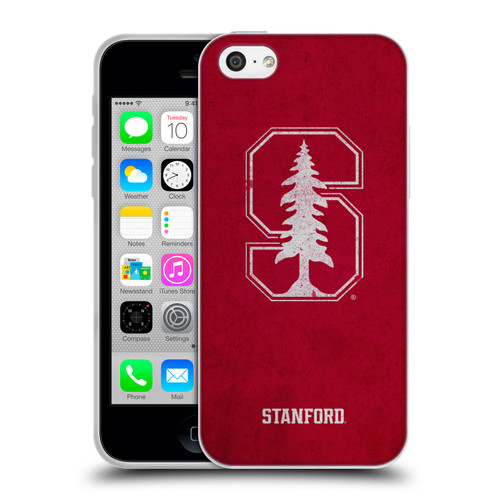 Stanford University The Farm Stanford University Distressed Look Soft Gel Case for Apple iPhone 5c