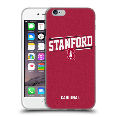 Stanford University The Farm Stanford University Double Bar Soft Gel Case for Apple iPhone 6 / iPhone 6s