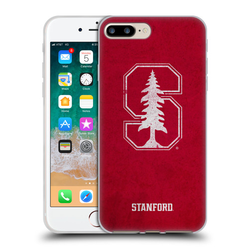 Stanford University The Farm Stanford University Distressed Look Soft Gel Case for Apple iPhone 7 Plus / iPhone 8 Plus