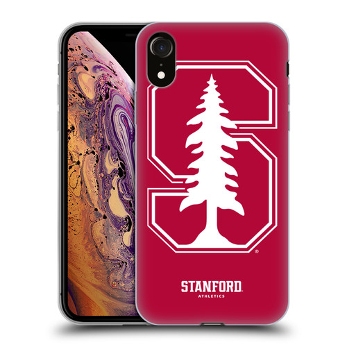 Stanford University The Farm Stanford University Oversized Icon Soft Gel Case for Apple iPhone XR