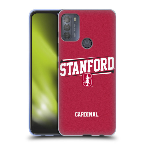 Stanford University The Farm Stanford University Double Bar Soft Gel Case for Motorola Moto G50