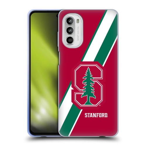 Stanford University The Farm Stanford University Stripes Soft Gel Case for Motorola Moto G52
