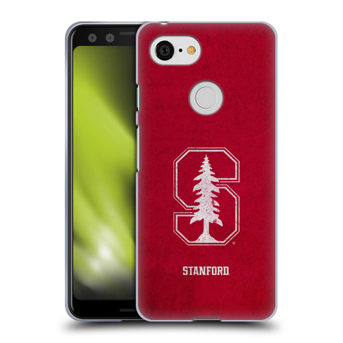 Stanford University The Farm Stanford University Distressed Look Soft Gel Case for Google Pixel 3