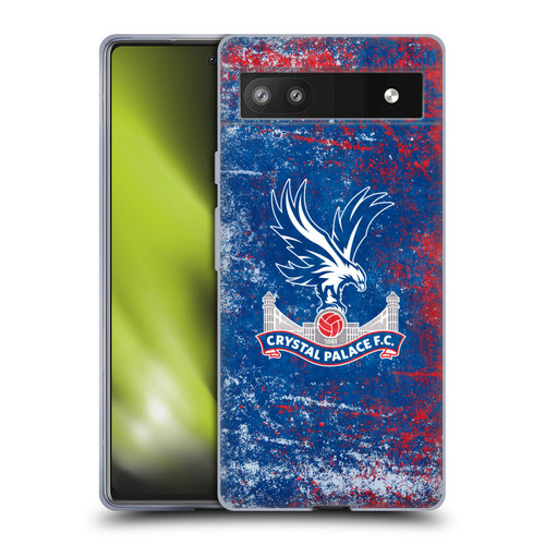 Crystal Palace FC Crest Distressed Soft Gel Case for Google Pixel 6a