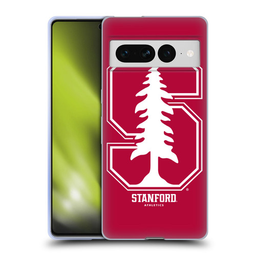 Stanford University The Farm Stanford University Oversized Icon Soft Gel Case for Google Pixel 7 Pro