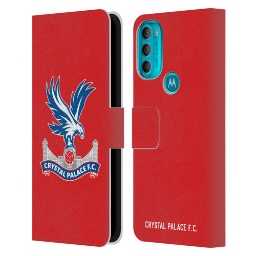 Crystal Palace FC Crest Eagle Leather Book Wallet Case Cover For Motorola Moto G71 5G