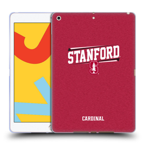 Stanford University The Farm Stanford University Double Bar Soft Gel Case for Apple iPad 10.2 2019/2020/2021