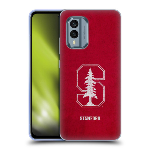Stanford University The Farm Stanford University Distressed Look Soft Gel Case for Nokia X30