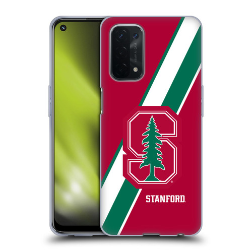 Stanford University The Farm Stanford University Stripes Soft Gel Case for OPPO A54 5G