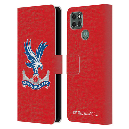 Crystal Palace FC Crest Eagle Leather Book Wallet Case Cover For Motorola Moto G9 Power