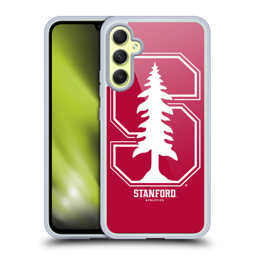 Stanford University The Farm Stanford University Oversized Icon Soft Gel Case for Samsung Galaxy A34 5G