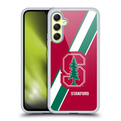 Stanford University The Farm Stanford University Stripes Soft Gel Case for Samsung Galaxy A34 5G