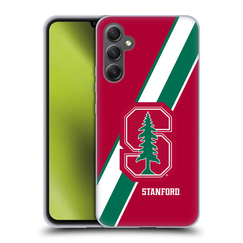 Stanford University The Farm Stanford University Stripes Soft Gel Case for Samsung Galaxy A34 5G