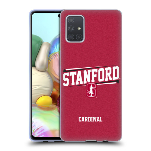 Stanford University The Farm Stanford University Double Bar Soft Gel Case for Samsung Galaxy A71 (2019)