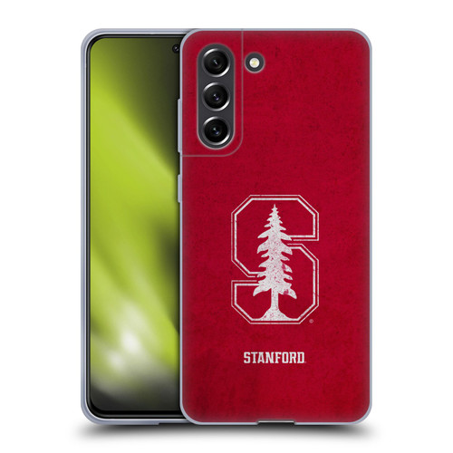 Stanford University The Farm Stanford University Distressed Look Soft Gel Case for Samsung Galaxy S21 FE 5G