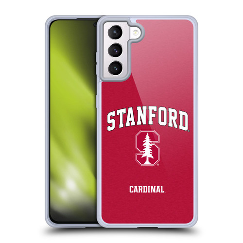 Stanford University The Farm Stanford University Campus Logotype Soft Gel Case for Samsung Galaxy S21+ 5G