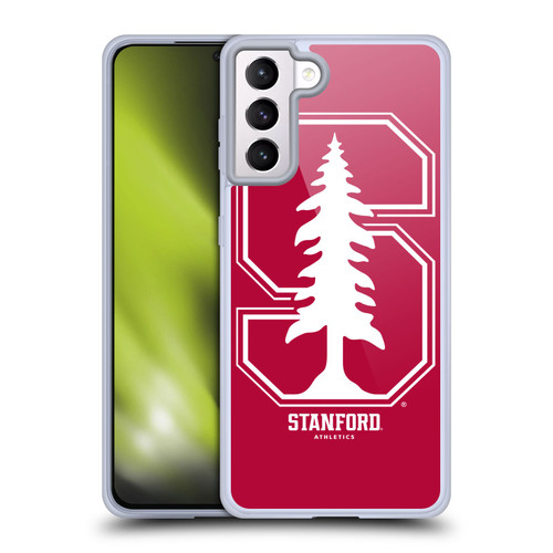 Stanford University The Farm Stanford University Oversized Icon Soft Gel Case for Samsung Galaxy S21+ 5G