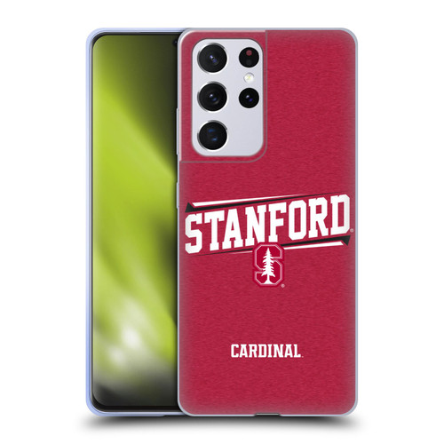 Stanford University The Farm Stanford University Double Bar Soft Gel Case for Samsung Galaxy S21 Ultra 5G