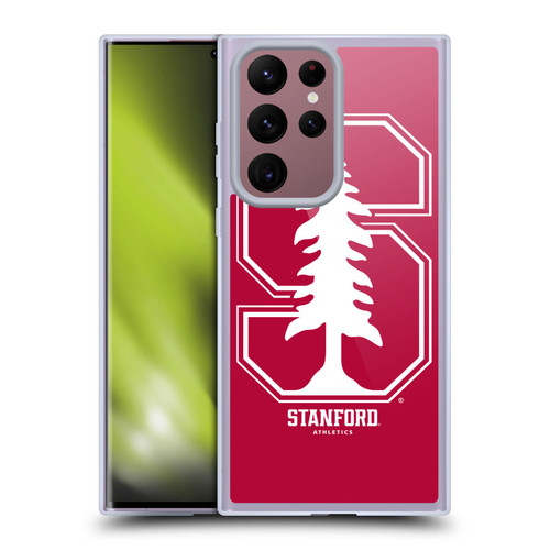 Stanford University The Farm Stanford University Oversized Icon Soft Gel Case for Samsung Galaxy S22 Ultra 5G