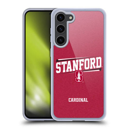 Stanford University The Farm Stanford University Double Bar Soft Gel Case for Samsung Galaxy S23+ 5G