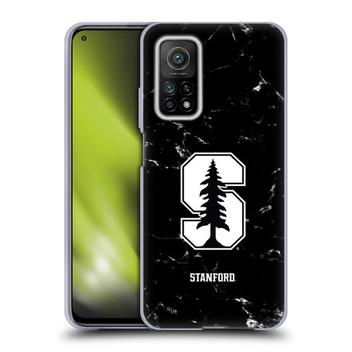 Stanford University The Farm Stanford University Black And White Marble Soft Gel Case for Xiaomi Mi 10T 5G