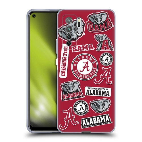 University Of Alabama UA The University Of Alabama Art Collage Soft Gel Case for Huawei Nova 7 SE/P40 Lite 5G