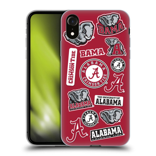 University Of Alabama UA The University Of Alabama Art Collage Soft Gel Case for Apple iPhone XR